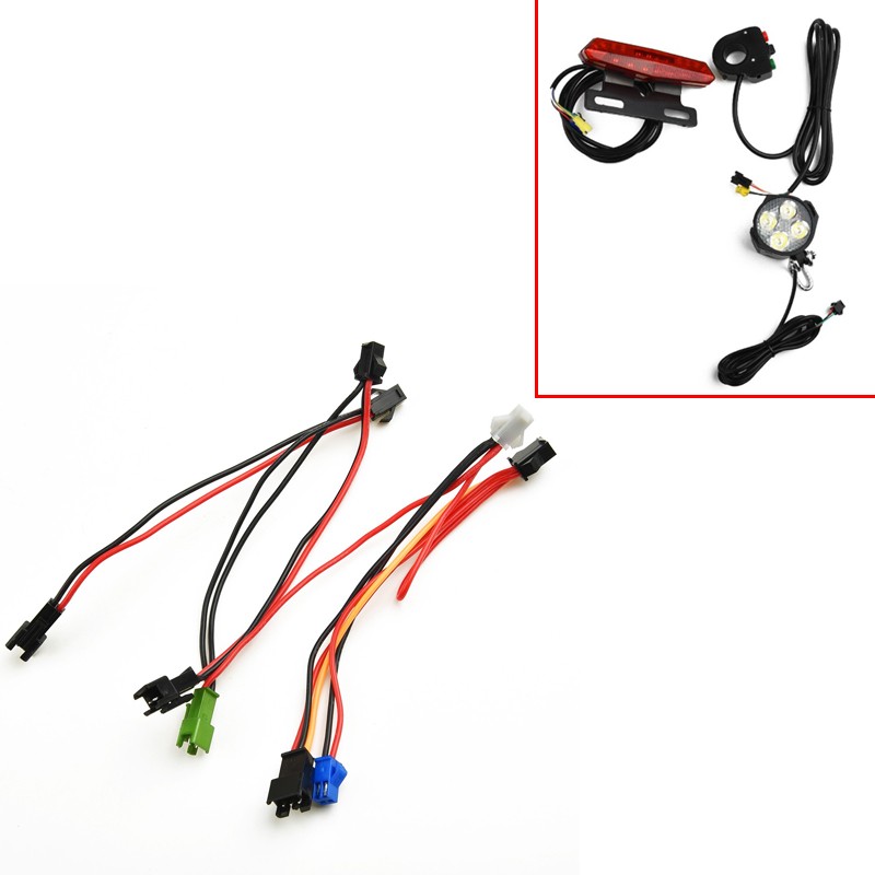 Bike Light Front Rear - 24-60V bici elettrica linea di collegamento