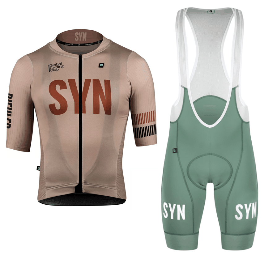 Cycling Commuter Shorts - SYN Brown abbigliamento da ciclismo maglia