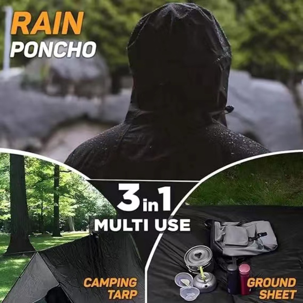 Cycling Rain Jacket Commute - Poncho antipioggia impermeabile cappotto antipioggia leggero